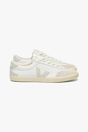 Volley Leather White Natural