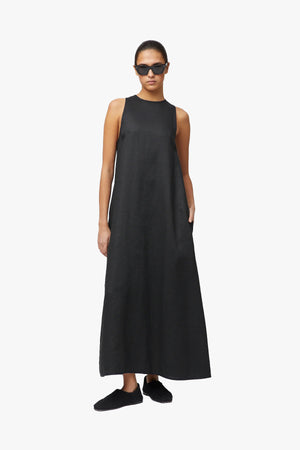 Esplanade Linen Maxi Dress