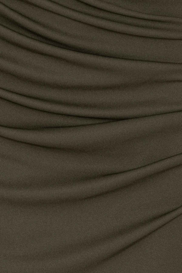 Draped One Shoulder Dress