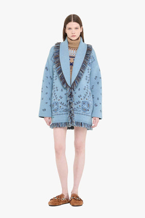 Bandana Jacquard Cardigan