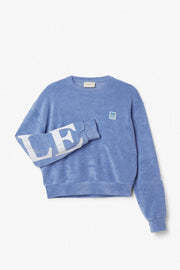 Terry Letter Sweatshirt