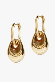 Golden Pebble Earring