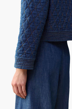Echo Denim Quilted Jacket