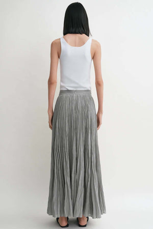 Crinkled Plissé Skirt