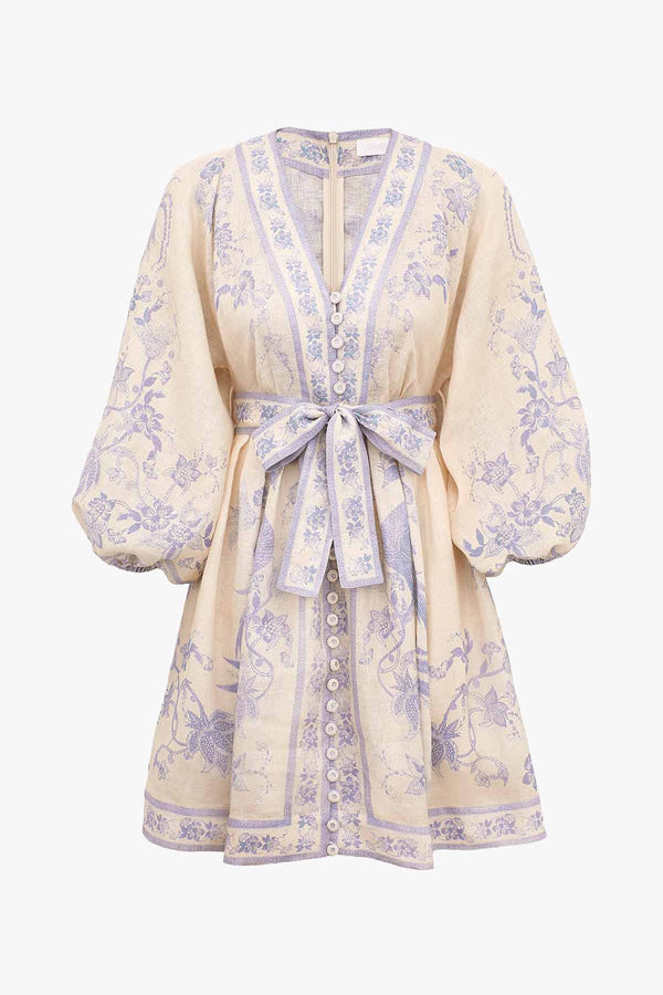 Indra Plunge Mini Dress