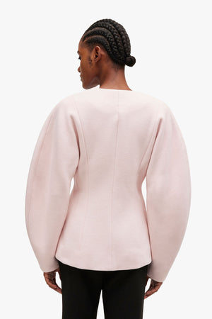 Peacoat Wool Fitted Blazer