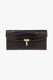 T-Lock Croco-Embossed