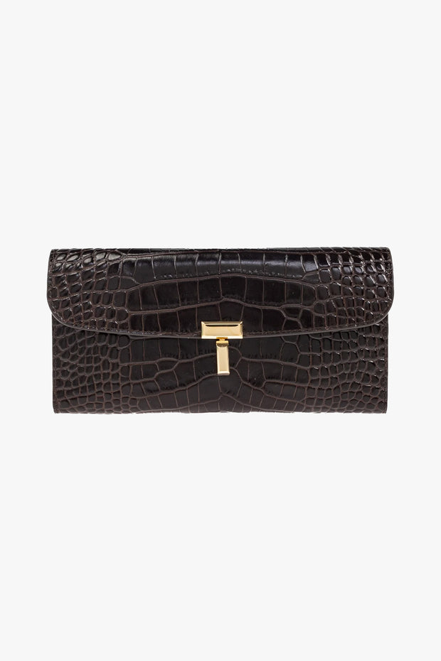 T-Lock Croco-Embossed