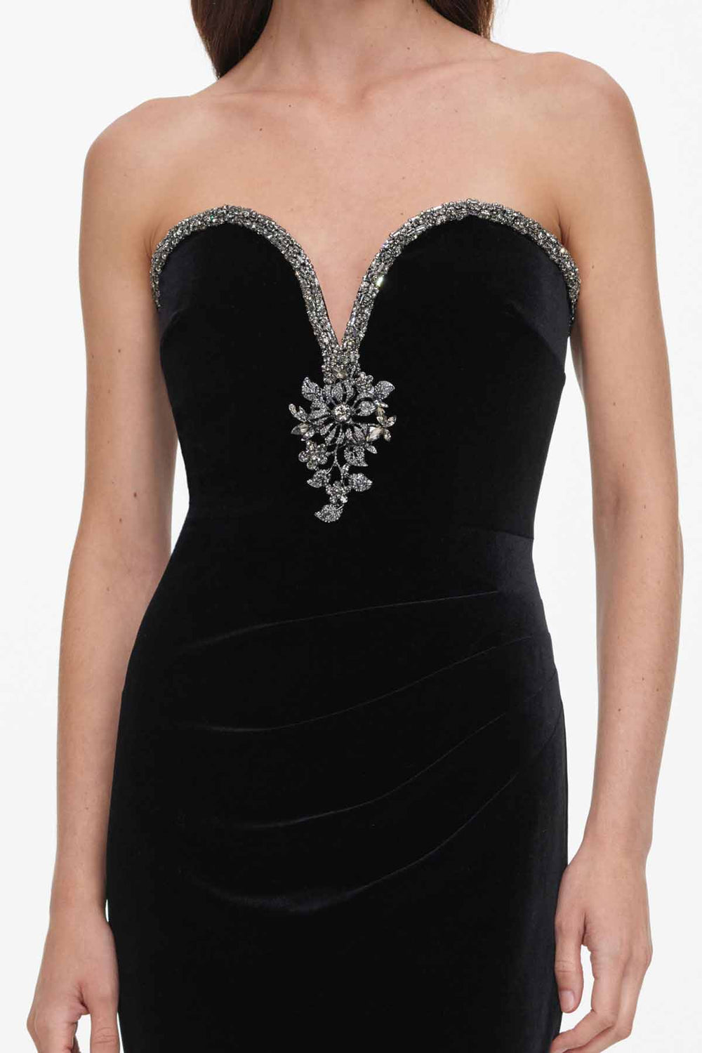 Black Velvet Maxi Dress