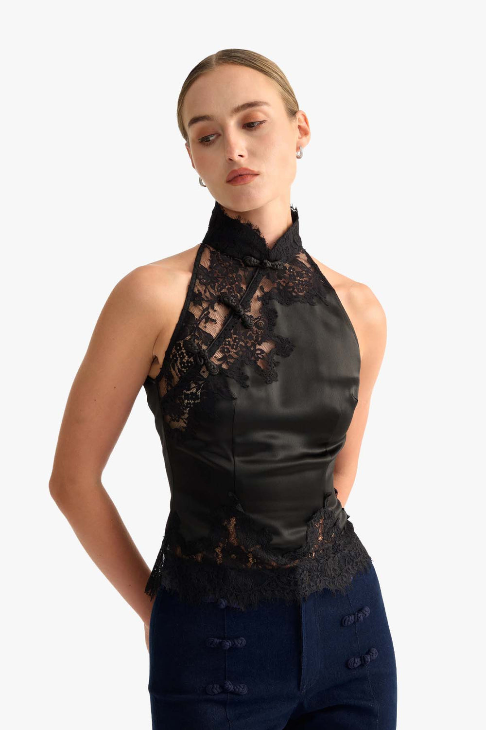 Elva Satin Top