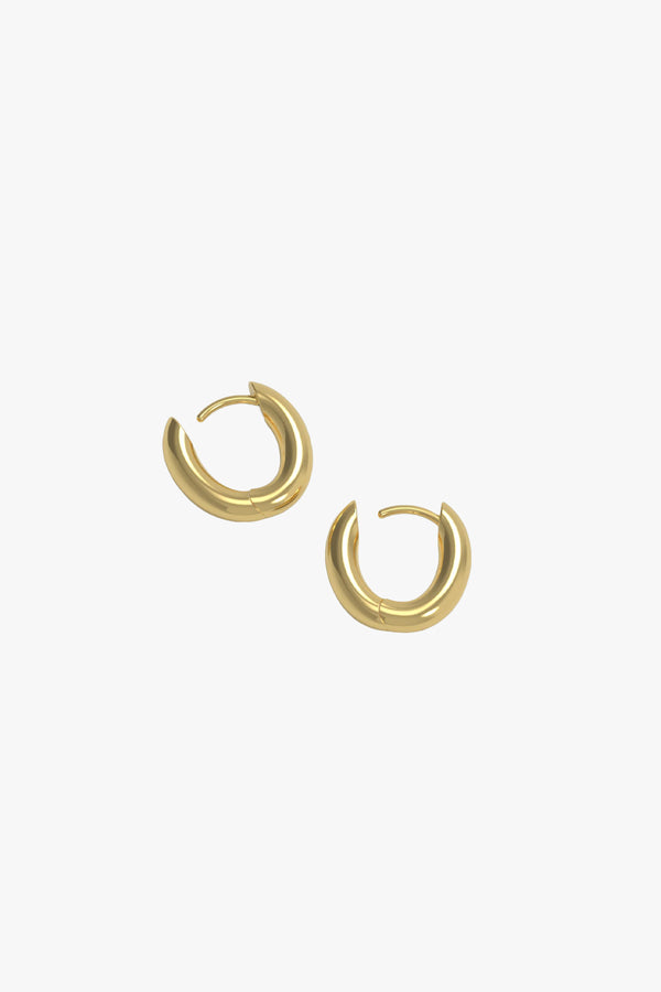 Chunky Hoop Tiny plated