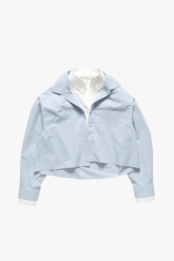 Cropped Layered Shirt