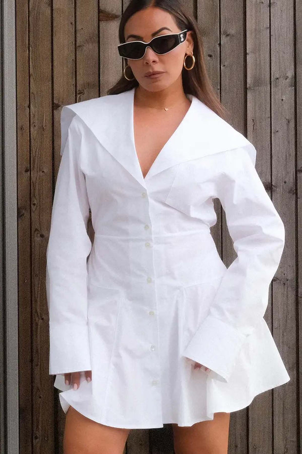 Poplin Shirt Dress