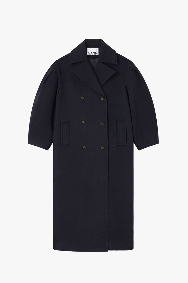 Peacoat Wool Long Coat