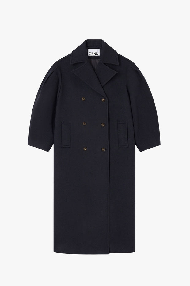 Peacoat Wool Long Coat