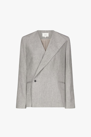 Suna Asymmetric Lapel Jacket