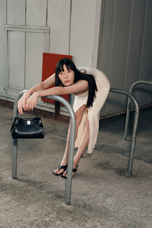 Gyoza Mini Pebble Grain Leather