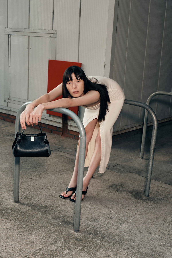 Gyoza Mini Pebble Grain Leather