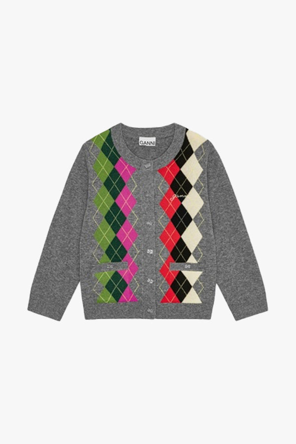 Cashmere Wool Mix Cardigan