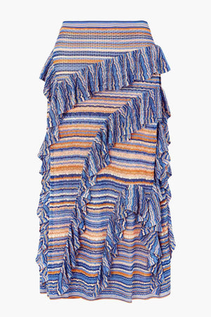 Delila Ruffle Knit Skirt