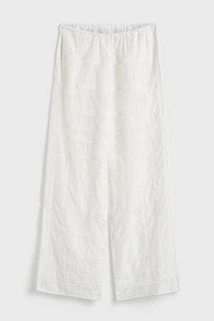 Monogram Crochet PJ Bottoms