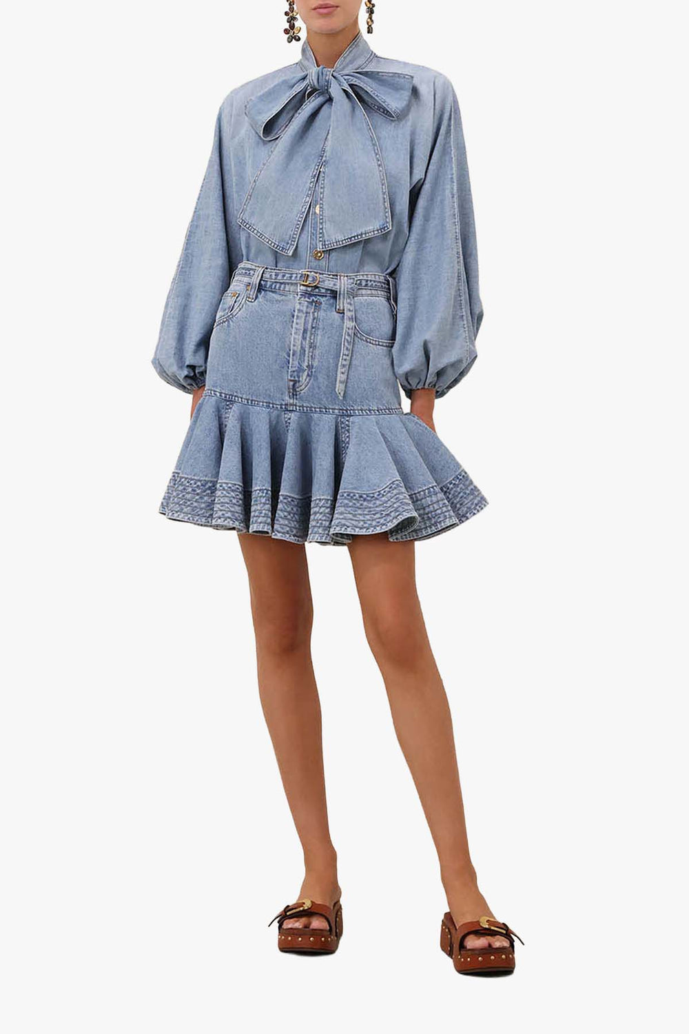 Indra Denim Mini Skirt