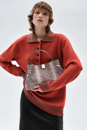 Gyoza Embossed Leather