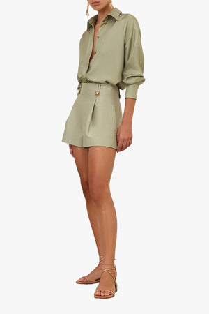 Luna Wool Silk Tailored Short