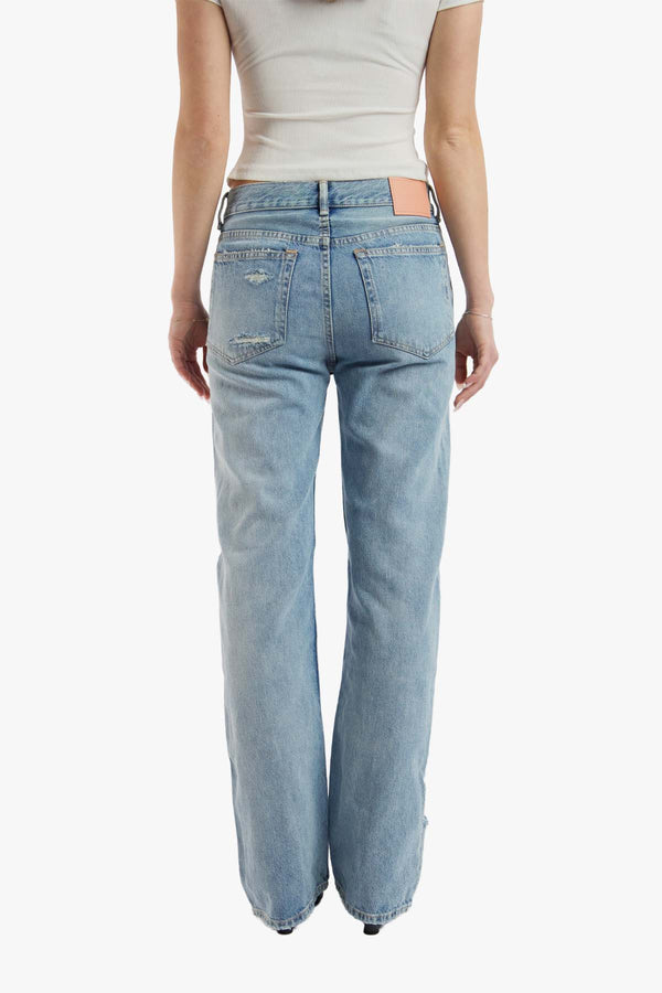 Straight Ripped Jeans