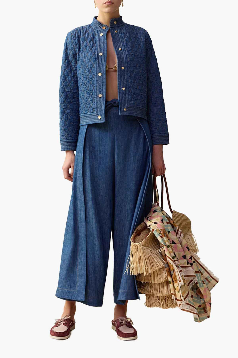Echo Denim Quilted Jacket