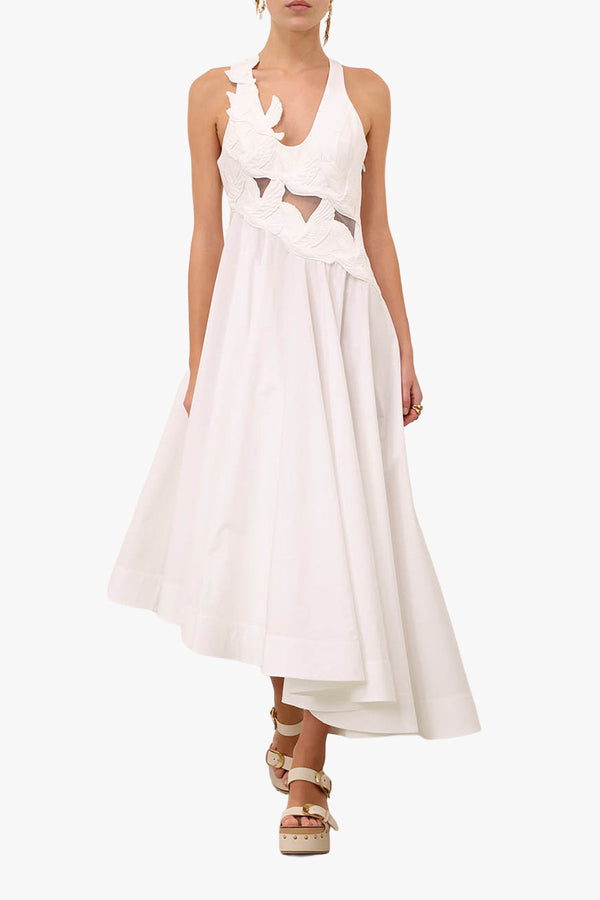 Luna Applique Midi Dress