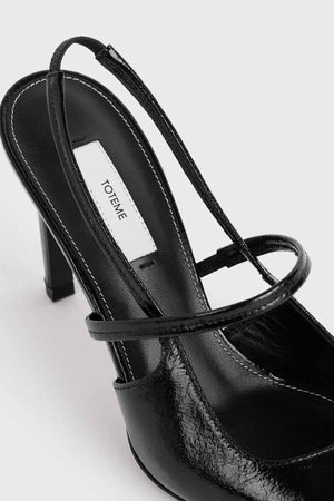 Naplack Stiletto Slingbacks