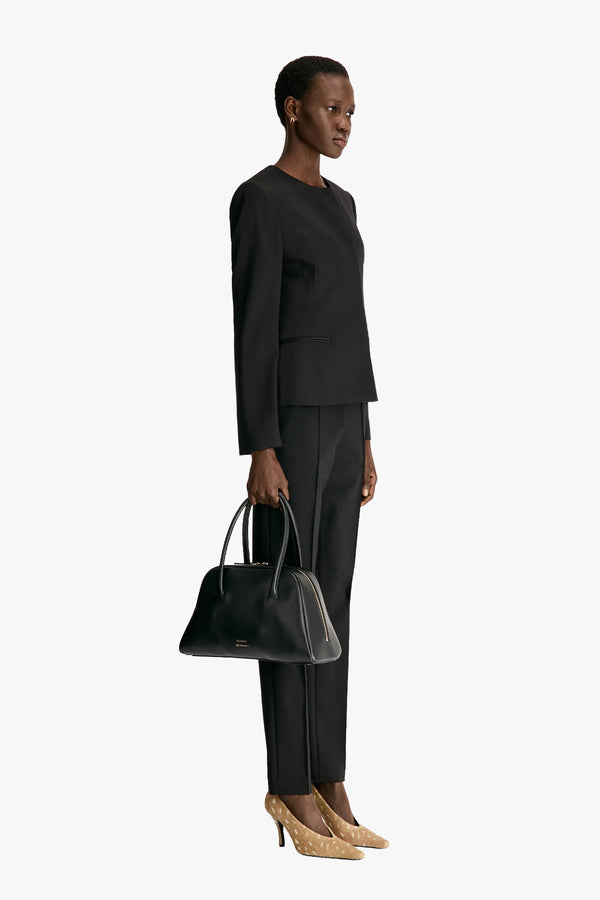 Ema Collarless Tailored Jacket
