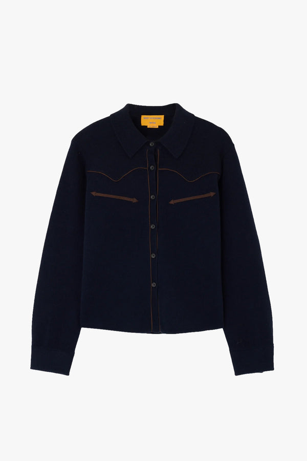 Cropped Western Shirt