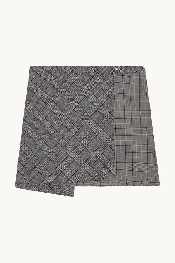 Check Mix Mini Skirt