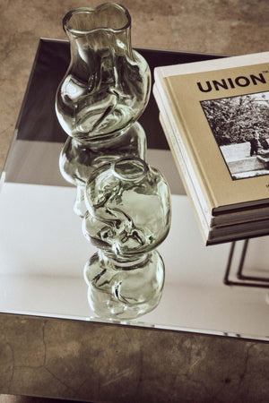 Gleam Glass Small Vase Olive