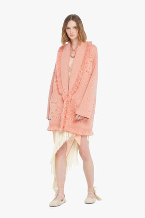 Bandana Jacquard Cardigan