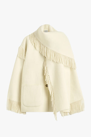 Fringed Scarf Jacket