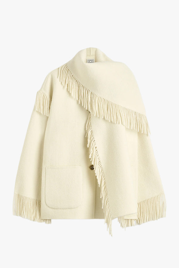Fringed Scarf Jacket