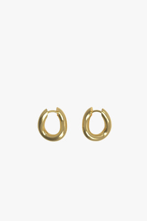 Thorn hoop tiny plated