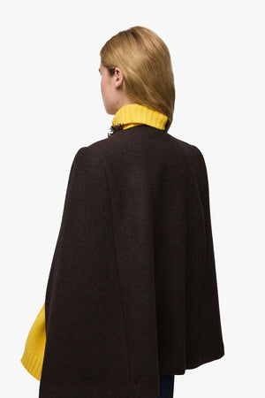 Peacoat Wool Blanket Cape