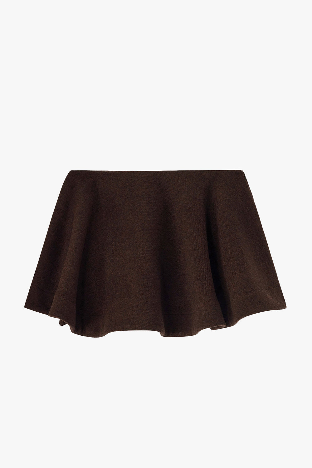 Ganni Peacoat Wool Skirt