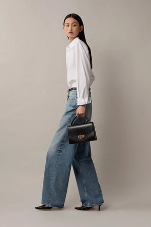 Lana Top Handle High Gloss Leather