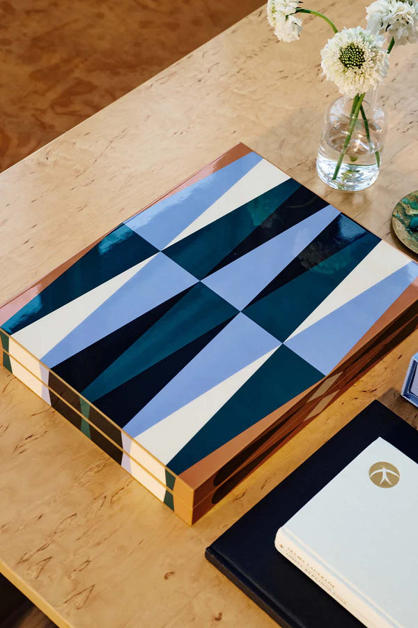 Lacquered Backgammon