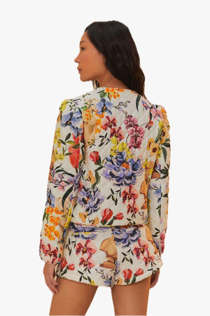 Greek Garden Off-White Coat