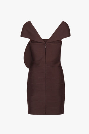 Rose Cap Sleeve Mini Dress
