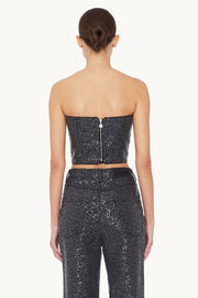 Twill Sequin Top