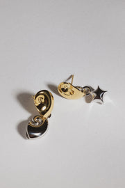 Shell Ear Stud Earring - gold plated