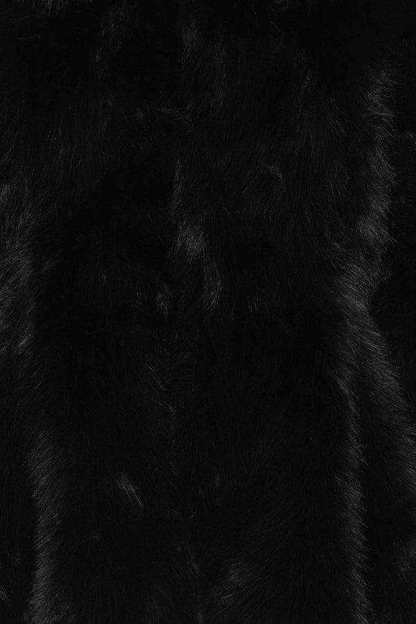 Faux Fur Flared Jacket