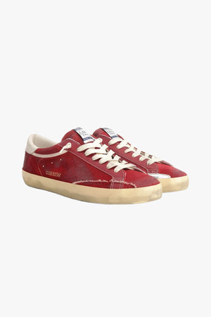 Super-Star Suede Upper Toe And Tongue Perforated Star Leather Heel